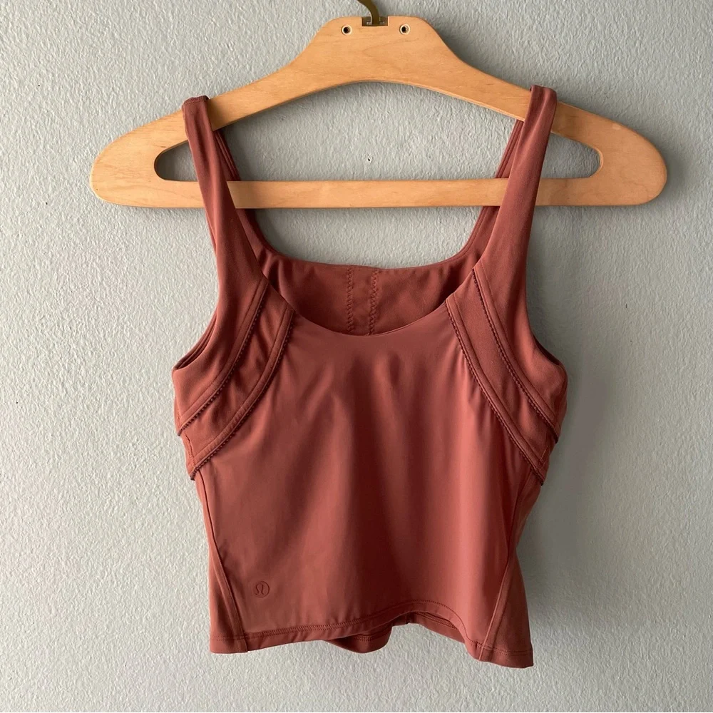 Lululemon | Nulu and Mesh-Back Shelf-Bra Yoga Tank Top